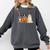 Spooky Ghost Boston Terrier Pumpkin Halloween Dog Lover Comfort Colors Sweatshirt Pepper
