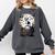 Spooky Halloween Moon Boston Terrier Boston Bull Bostie Comfort Colors Sweatshirt Pepper
