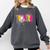 Spooky Halloween Teacher Para Counselor SPED Preppy Boo Kids Comfort Colors Sweatshirt Pepper