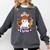 Spooky Para Crew Ghost Halloween Paraprofessional Teacher Comfort Colors Sweatshirt Pepper