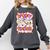 Spooky Teacher Ghost Pencil Teacher Halloween Teacher Comfort Colors Sweatshirt Pepper