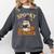 Spooky Teacher Halloween Cute Ghost Pumpkin Reading Women Comfort Colors Sweatshirt Pepper
