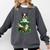 St Patrick's Day Leprechaun Boston Terrier Dog Shamrock For Men Women Kids Comfort Colors Sweatshirt Pepper