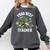 Star Wars Yoda Best Teacher Icons Comfort Colors Sweatshirt Pepper