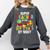 Super Teacher By Day Super Tired By Night Comfort Colors Sweatshirt Pepper
