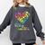 It Takes A Big Heart To Shape Little Minds Teacher Student Men Women Kids Comfort Colors Sweatshirt Pepper
