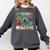I Teach The Cutest Little Monsters Teacher Halloween Outfit Comfort Colors Sweatshirt Pepper