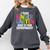 I Teach Kindergarten What Is Your Superpower Teacher Comfort Colors Sweatshirt Pepper