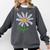 Teach Love Inspire Teachers Inspirational Flower Teachers Comfort Colors Sweatshirt Pepper