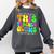 This Teacher 80s 90s Teachers's Day Glows Last Day Of School Comfort Colors Sweatshirt Pepper