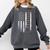 Teacher American Flag Teacher's Day Teaching Comfort Colors Sweatshirt Pepper