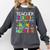Teacher Besties Because Going Crazy Alone Is Not Fun Comfort Colors Sweatshirt Pepper