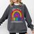 Teacher You Are a Rainbow Of Possibilities Funny Comfort Colors Sweatshirt Pepper