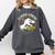 Teacher-Saurus Dinosaur Teacher Design T-Rex Design Comfort Colors Sweatshirt Pepper