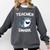 Teacher Shark Teaching Back To School Kindergarten Comfort Colors Sweatshirt Pepper