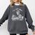 Teacher Skeleton Messy Bun I'Ll Just Wait Until Its Quiet Comfort Colors Sweatshirt Pepper