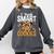 Teacher I Teach Smart Cookies Nerd Comfort Colors Sweatshirt Pepper