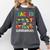 Teacher Of Tiny Superheroes Teach 100th Day Of School Men Women Girls Kids Comfort Colors Sweatshirt Pepper