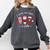 Teachers Valentine Day I Love My Class A Latte Coffee Women Comfort Colors Sweatshirt Pepper