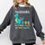 Teachersaurus Like A Normal Teacher But More Awesome Comfort Colors Sweatshirt Pepper