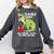 Teachersaurus Rex Dinosaur Like A Normal Teacher Saurus Comfort Colors Sweatshirt Pepper