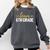 Team 6th Grade Hello Sixth Grade Crew Squad Teacher Kids Comfort Colors Sweatshirt Pepper