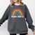 Team Pre-K Teacher Crew Squad Hello Back School Graduation Comfort Colors Sweatshirt Pepper