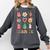 Team TK Teacher Christmas Groovy Smile Face Girl Boy Kid TK Comfort Colors Sweatshirt Pepper Team TK Teacher Christmas Groovy Smile Face Girl Boy Kid TK Comfort Colors Sweatshirt Pepper