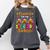 Thankful For My 3rd Grade Turkeys Thanksgiving Teacher Kids Comfort Colors Sweatshirt Pepper