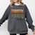 Thankful Teacher Thanksgiving Fall Pumpkin Turkey Comfort Colors Sweatshirt Pepper