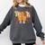 Thanksgiving Teacher Pencil Bow One Thankful Teacher Fall Comfort Colors Sweatshirt Pepper