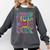 Tie Dye 8th Grade Typography Team Eighth Grade Teacher Comfort Colors Sweatshirt Pepper
