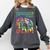 Tie Dye Teaching Social Studies Is My Jam Sunglasses Teacher Comfort Colors Sweatshirt Pepper