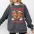 Tis The Season Reading Christmas Shirt Book Lovers Teacher Comfort Colors Sweatshirt Pepper