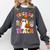 Trick Or Teach Cute Ghost Coffee Pumpkins Halloween Teacher Comfort Colors Sweatshirt Pepper