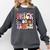 Trick Or Teach Retro Groovy Halloween Teacher Comfort Colors Sweatshirt Pepper