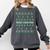 Ugly Sweater Boston Terrier Dog Christmas Dog Lover Xmas Men Women Kids Comfort Colors Sweatshirt Pepper