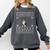 Ugly Xmas Sweater Style Boston Terrier Reindeer Christmas Comfort Colors Sweatshirt Pepper