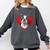 Valentine's Day Boston Terrier Dog Comfort Colors Sweatshirt Pepper