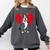 Valentine's Day Boston Terrier Lover Comfort Colors Sweatshirt Pepper