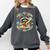 Weird Teachers Build Character Raccoon Colourful Floral Comfort Colors Sweatshirt Pepper