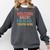 Welcome Back I'm Glad You'Re Here Retro Teacher Greeting Comfort Colors Sweatshirt Pepper