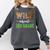 Wild About 3rd Grade Teacher Student Third Grade Zoo Safari Men Women Girls Kids Comfort Colors Sweatshirt Pepper