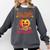 Will Trade Students For Candy Teacher Cute Halloween Pumpkin Comfort Colors Sweatshirt Pepper