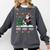 Xmas Tree Lighting Santa Riding Boston Terrier Christmas Comfort Colors Sweatshirt Pepper