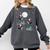 Xmas Tree Santa Riding Boston Terrier Christmas Comfort Colors Sweatshirt Pepper