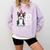10 Years Old Birthday Boston Terrier Dog Lover 10th Party For Men Women Kids Comfort Colors Sweatshirt Orchid
