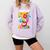 100th Day Of School Teachers Kids Child Happy 100 Days Comfort Colors Sweatshirt Orchid 100th Day Of School Teachers Kids Child Happy 100 Days Comfort Colors Sweatshirt Orchid