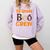 1st Grade Boo Crew First Grade Halloween Teacher Comfort Colors Sweatshirt Orchid