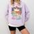 3rd Grade Boo Crew Third Grade Halloween Costume Teacher Kid Comfort Colors Sweatshirt Orchid